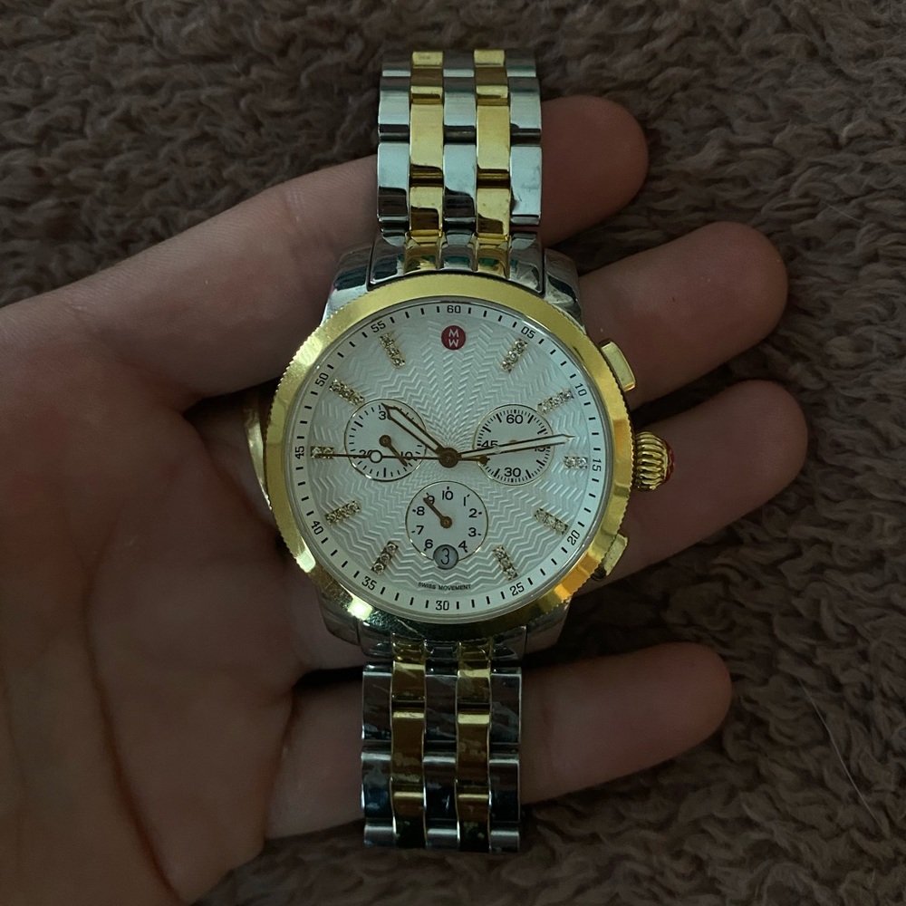 MICHELE two-toned 2019 watch, gently used